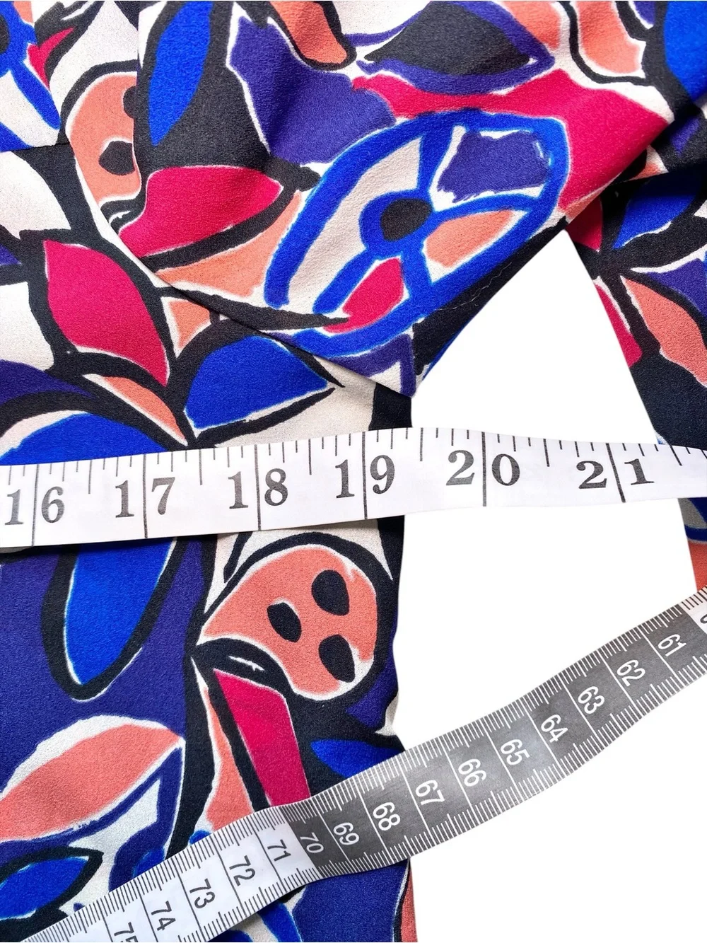 J.Crew Factory Abstract Floral Boatneck Blouse